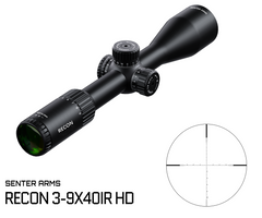 Senter Arms Recon 3-9x40 IR HD Rifle Scope