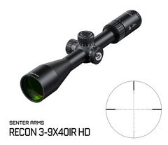 Senter Arms Recon 3-9x40 IR HD Rifle Scope