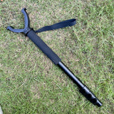 3-Stage Adjustable Shooting Stick – Standing & Sitting Shot Rest for Airguns & Rifles