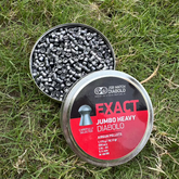 JSB Exact Jumbo Heavy Pellets (.22 / 5.5mm, 18.13 Grain) 500ct – Precision Power for Serious Shooters