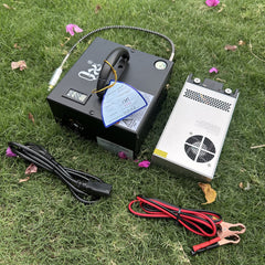 Portable High-Pressure Mini Compressor – 12V/220V Dual Power for PCP & Scuba | 4500 PSI