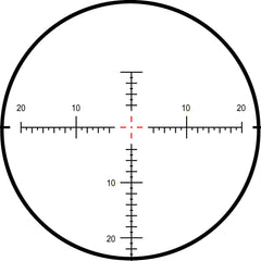 Senter Arms Reaper 6-24x50 F1 Zero Stop FFP Rifle Scope (1/8 MOA Clicks)