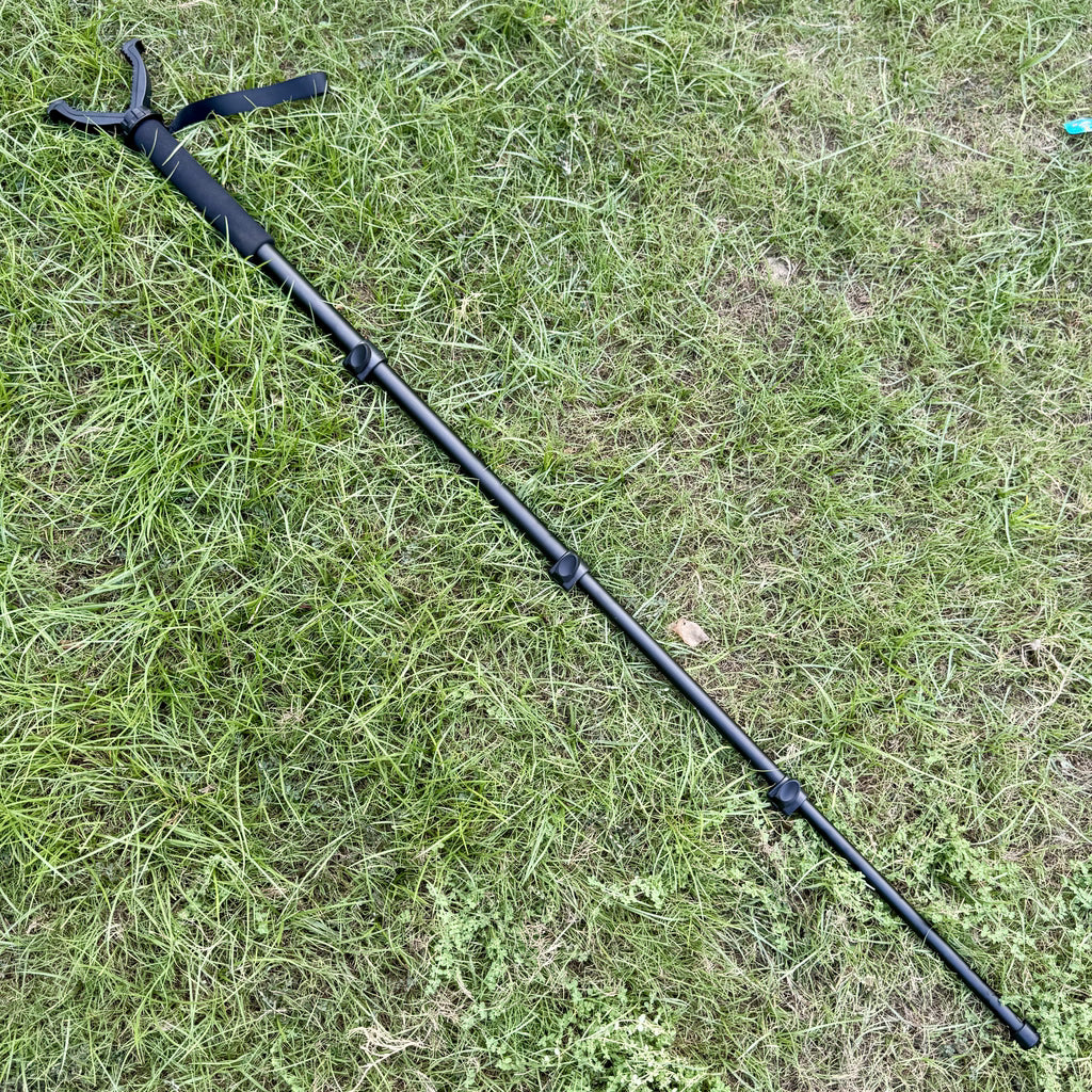 3-Stage Adjustable Shooting Stick – Standing & Sitting Shot Rest for Airguns & Rifles