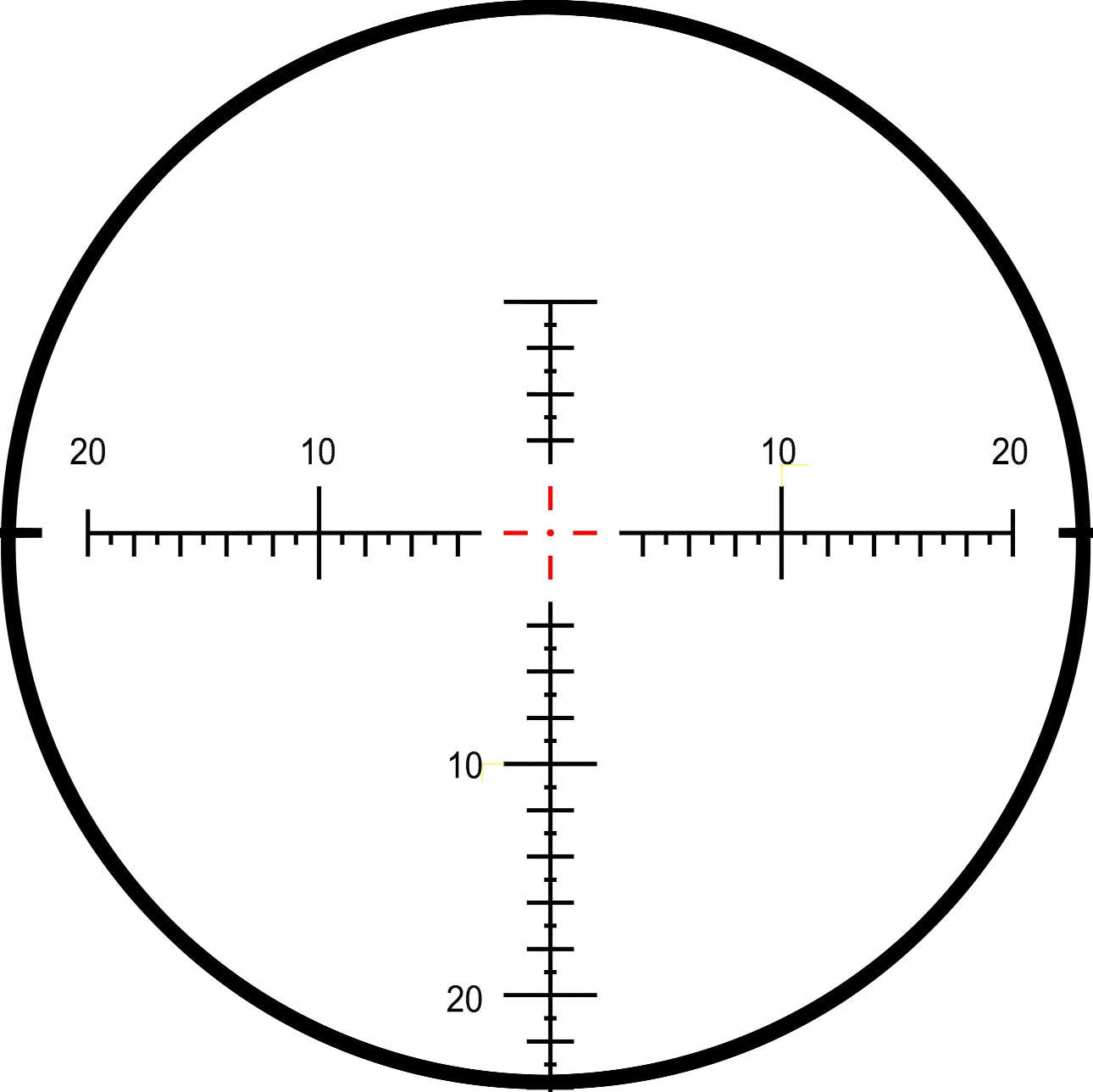 Senter Arms Reaper 6-24x50 F1 Zero Stop FFP Rifle Scope (1/8 MOA Clicks)